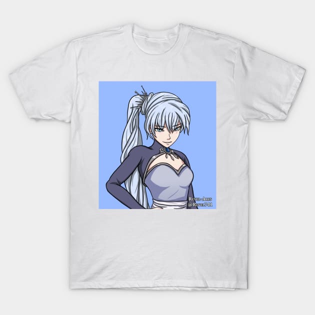 RWBY Weiss Schnee T-Shirt by Revel-Arts